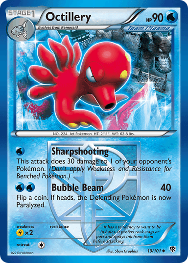 Octillery, Plasma Blast 19