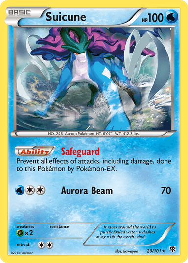 Suicune, Plasma Blast 20