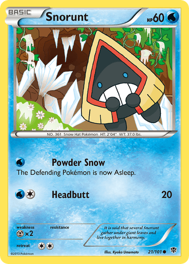 Snorunt, Plasma Blast 21