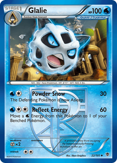 Glalie, Plasma Blast 22