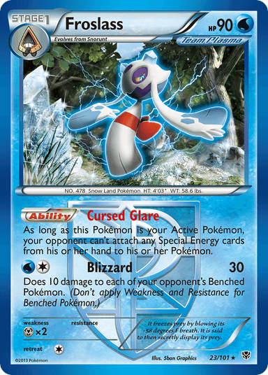 Froslass, Plasma Blast 23