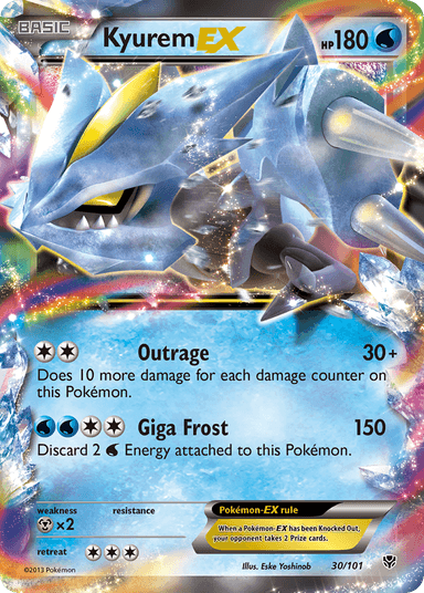 Kyurem-EX, Plasma Blast 30
