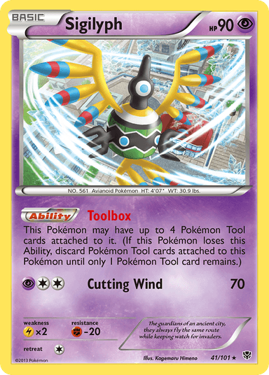 Sigilyph, Plasma Blast 41