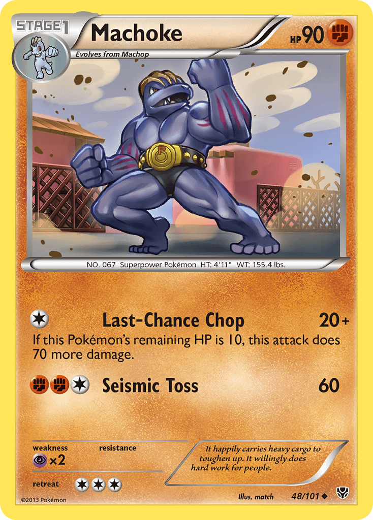 Machoke, Plasma Blast 48