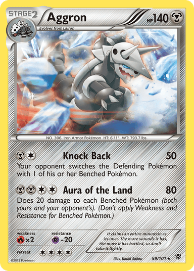 Aggron, Plasma Blast 59