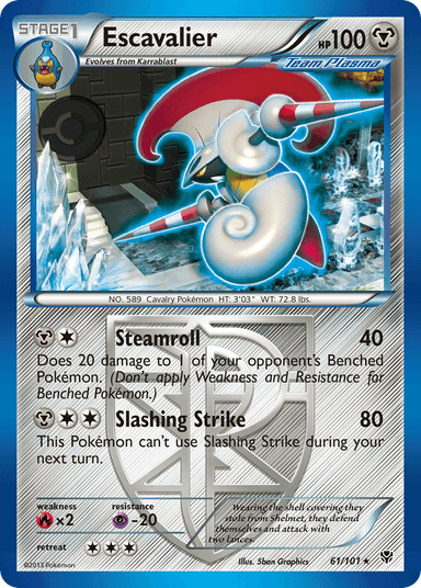 Escavalier, Plasma Blast 61