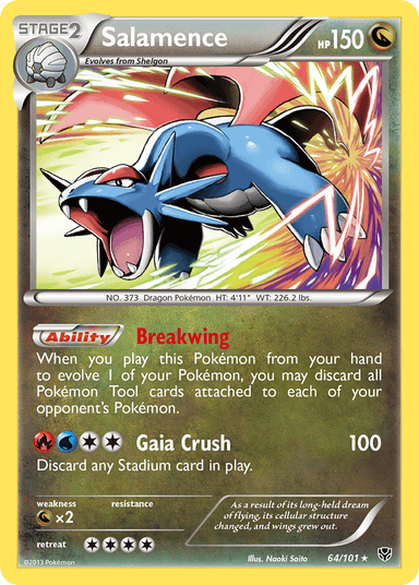 Salamence, Plasma Blast 64