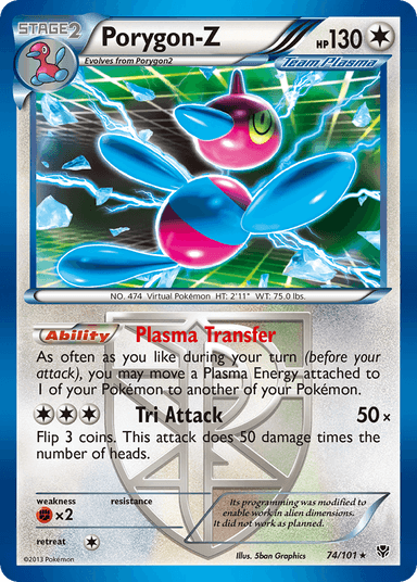 Porygon-Z, Plasma Blast 74