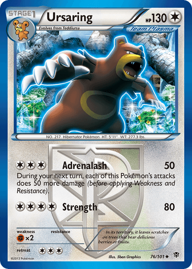 Ursaring, Plasma Blast 76