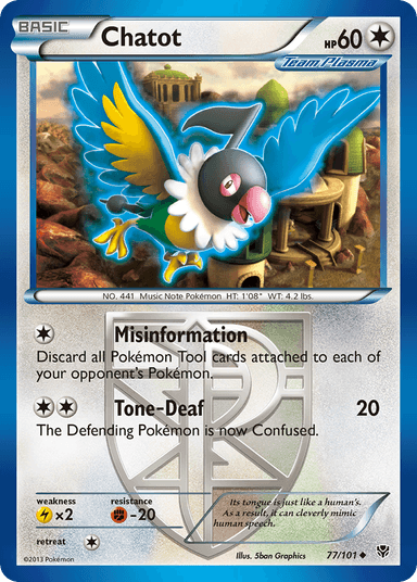 Chatot, Plasma Blast 77