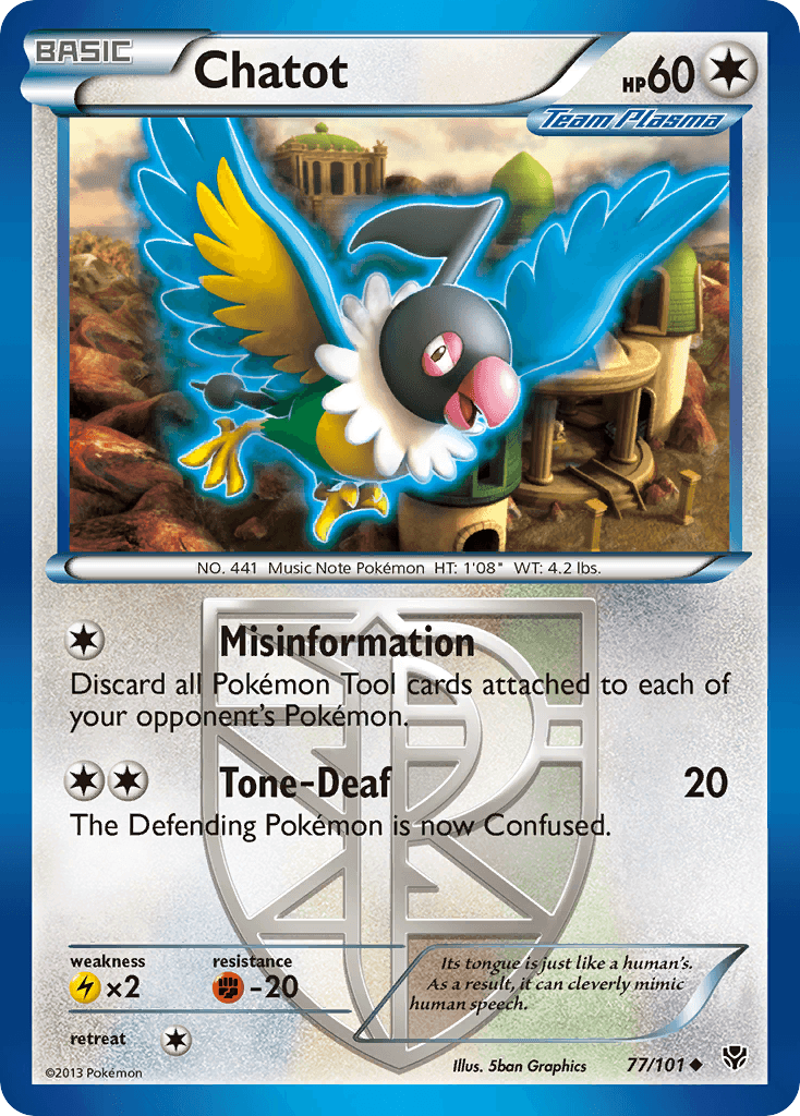 Chatot, Plasma Blast 77