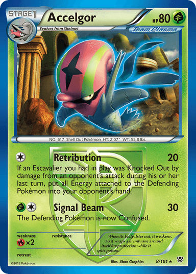 Accelgor, Plasma Blast 8