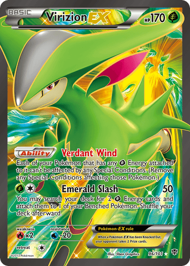 Virizion-EX, Plasma Blast 96