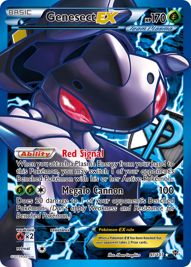 Genesect-EX, Plasma Blast 97