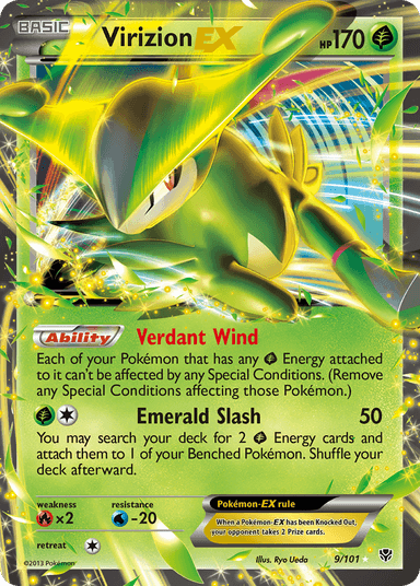 Virizion-EX, Plasma Blast 9