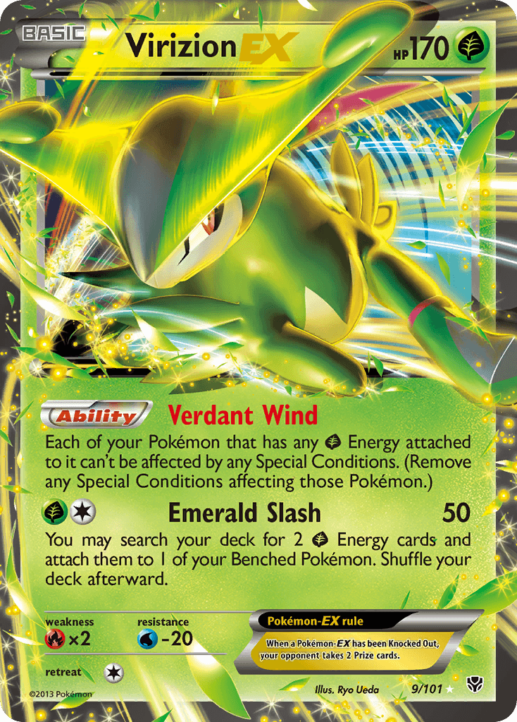 Virizion-EX, Plasma Blast 9