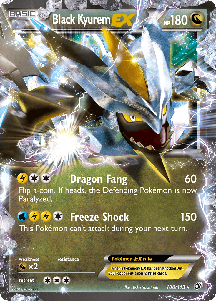 Black Kyurem-EX, Legendary Treasures 100