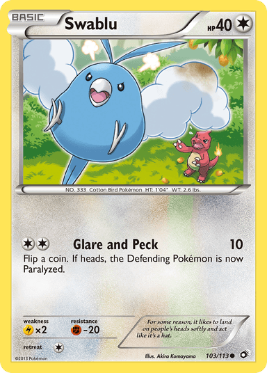 Swablu, Legendary Treasures 103