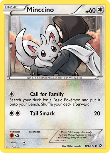 Minccino, Legendary Treasures 104
