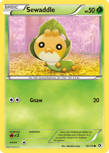 Sewaddle, Legendary Treasures 10