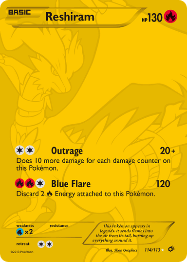 Reshiram, Legendary Treasures 114