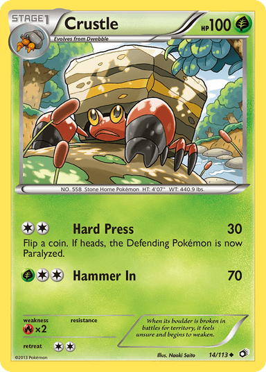 Crustle, Legendary Treasures 14