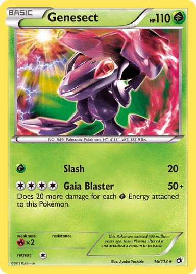 Genesect, Legendary Treasures 16