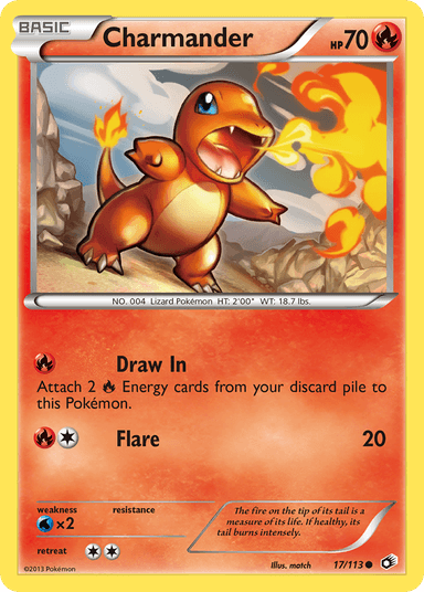 Charmander, Legendary Treasures 17