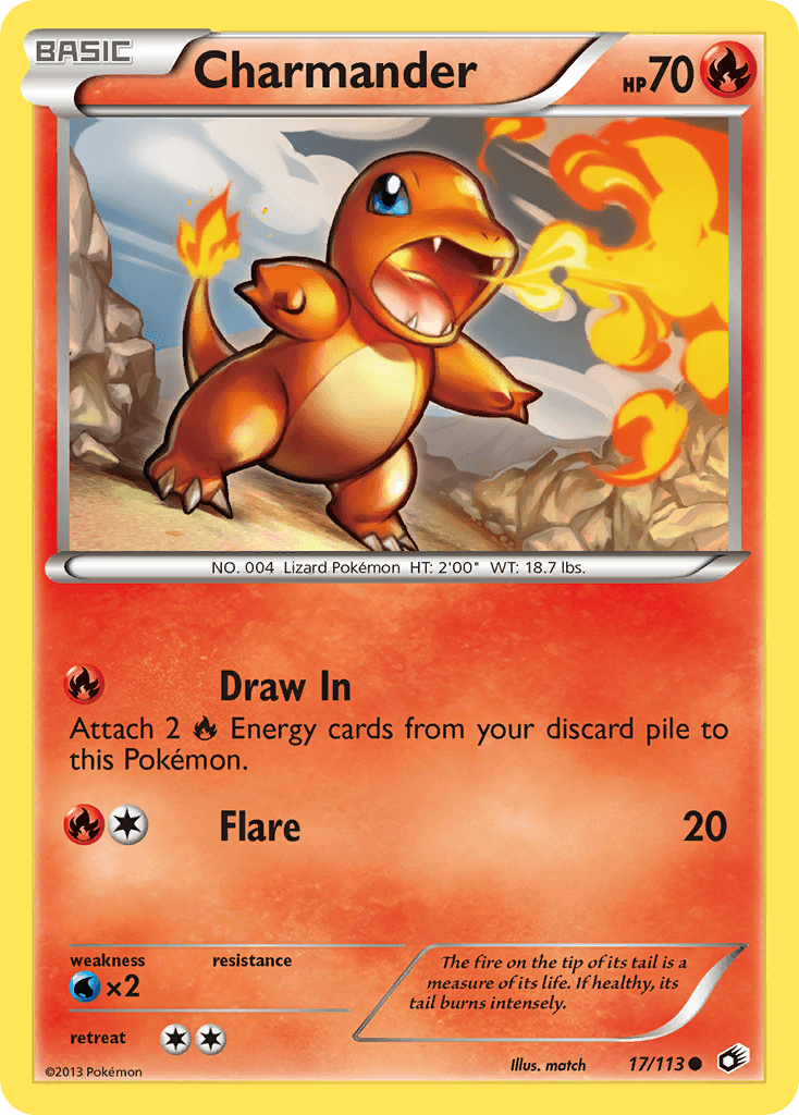 Charmander, Legendary Treasures 17