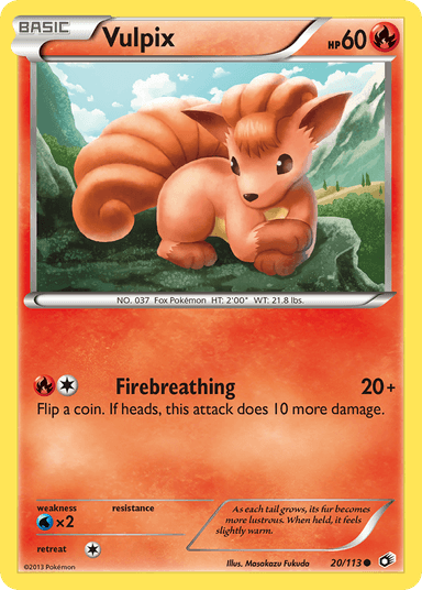 Vulpix, Legendary Treasures 20