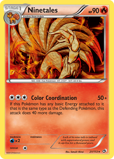 Ninetales, Legendary Treasures 21