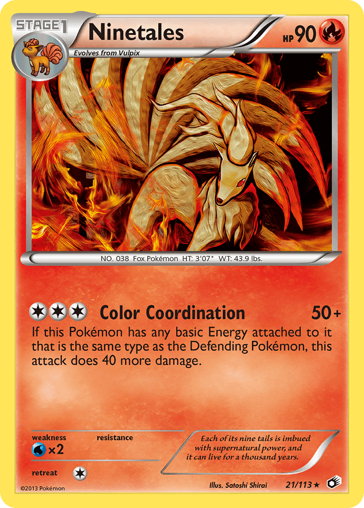 Ninetales, Legendary Treasures 21