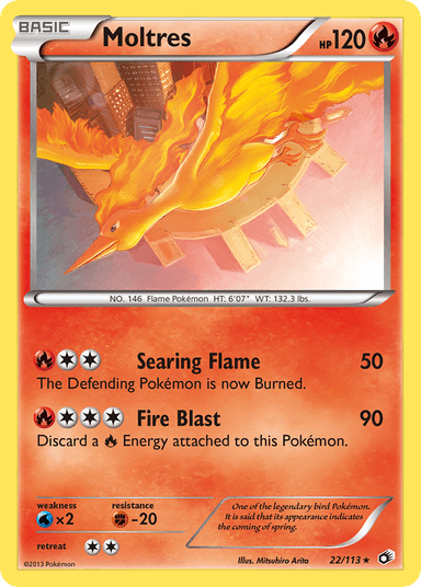Moltres, Legendary Treasures 22