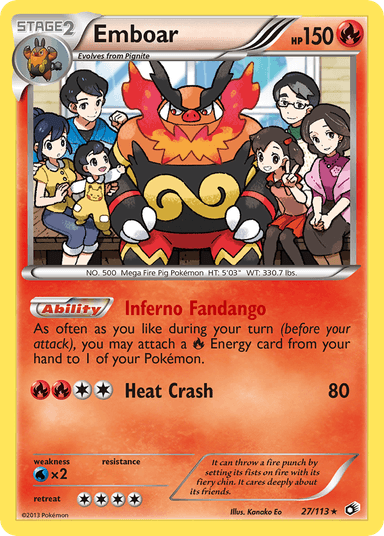 Emboar, Legendary Treasures 27