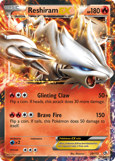 Reshiram-EX, Legendary Treasures 29