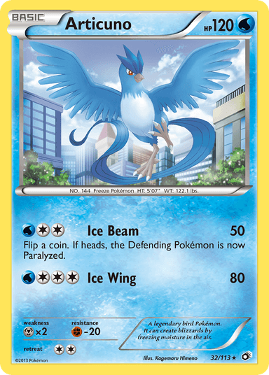 Articuno, Legendary Treasures 32