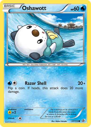 Oshawott, Legendary Treasures 37