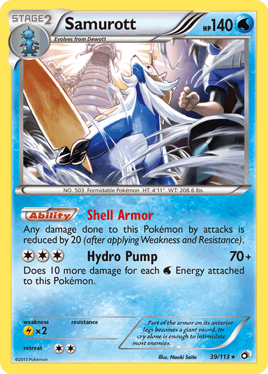 Samurott, Legendary Treasures 39