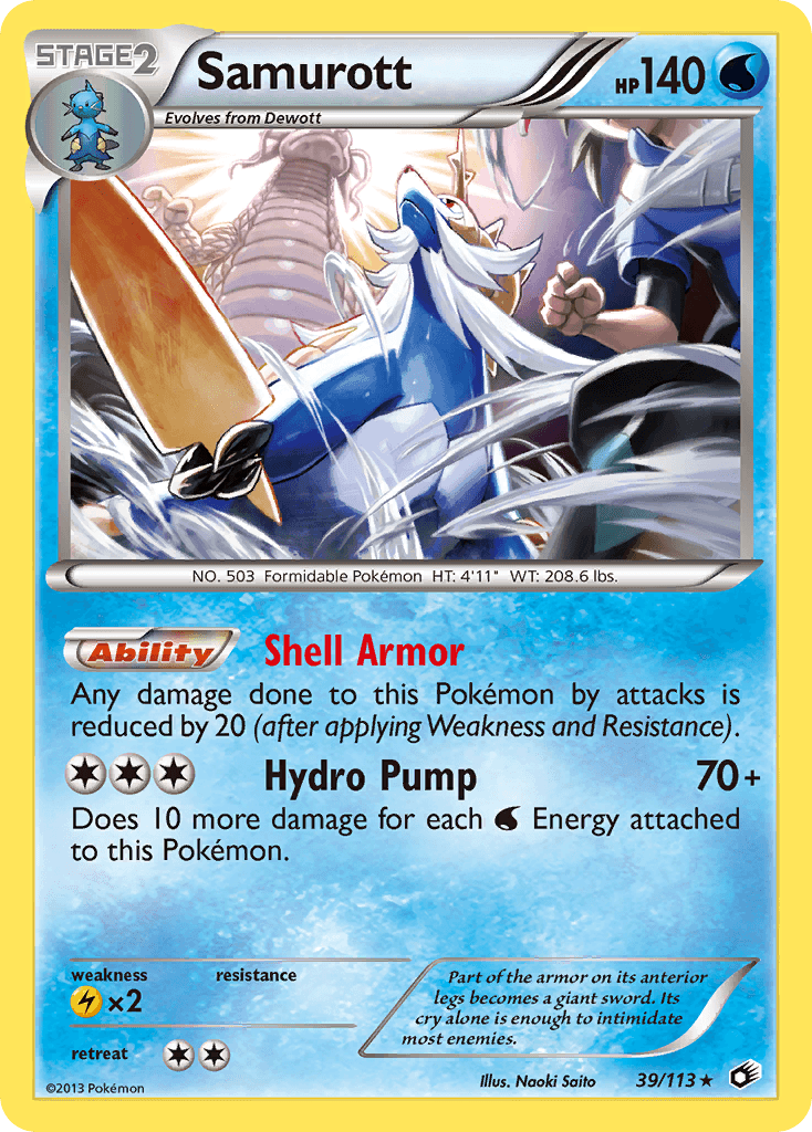 Samurott, Legendary Treasures 39