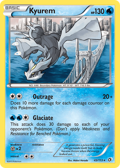 Kyurem, Legendary Treasures 43