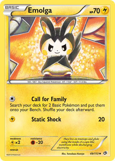 Emolga, Legendary Treasures 49