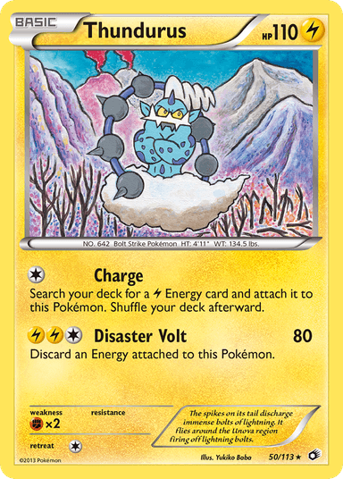 Thundurus, Legendary Treasures 50