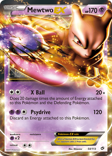 Mewtwo-EX, Legendary Treasures 54