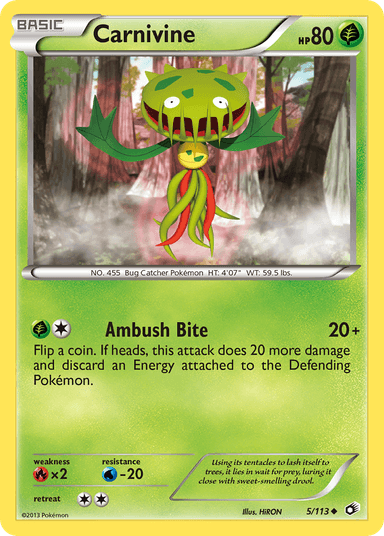 Carnivine, Legendary Treasures 5