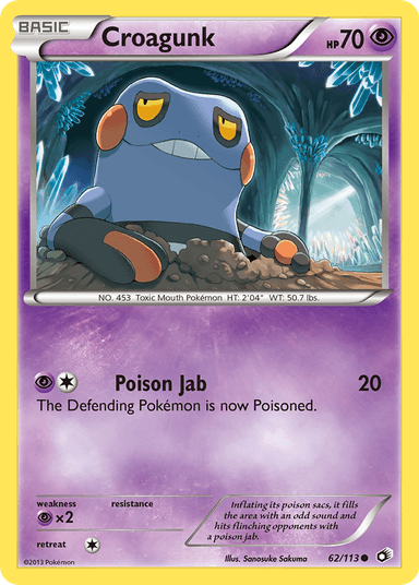 Croagunk, Legendary Treasures 62