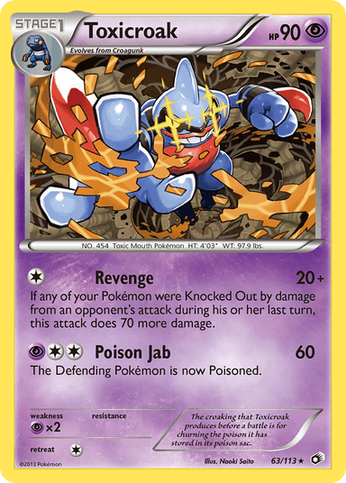 Toxicroak, Legendary Treasures 63