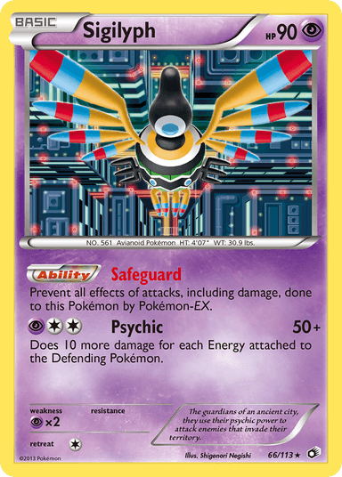 Sigilyph, Legendary Treasures 66