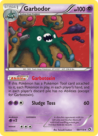 Garbodor, Legendary Treasures 68