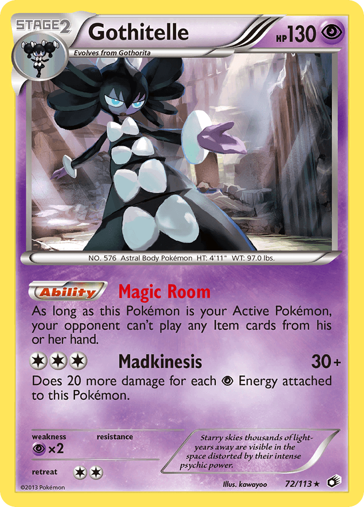 Gothitelle, Legendary Treasures 72
