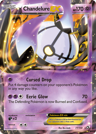 Chandelure-EX, Legendary Treasures 77